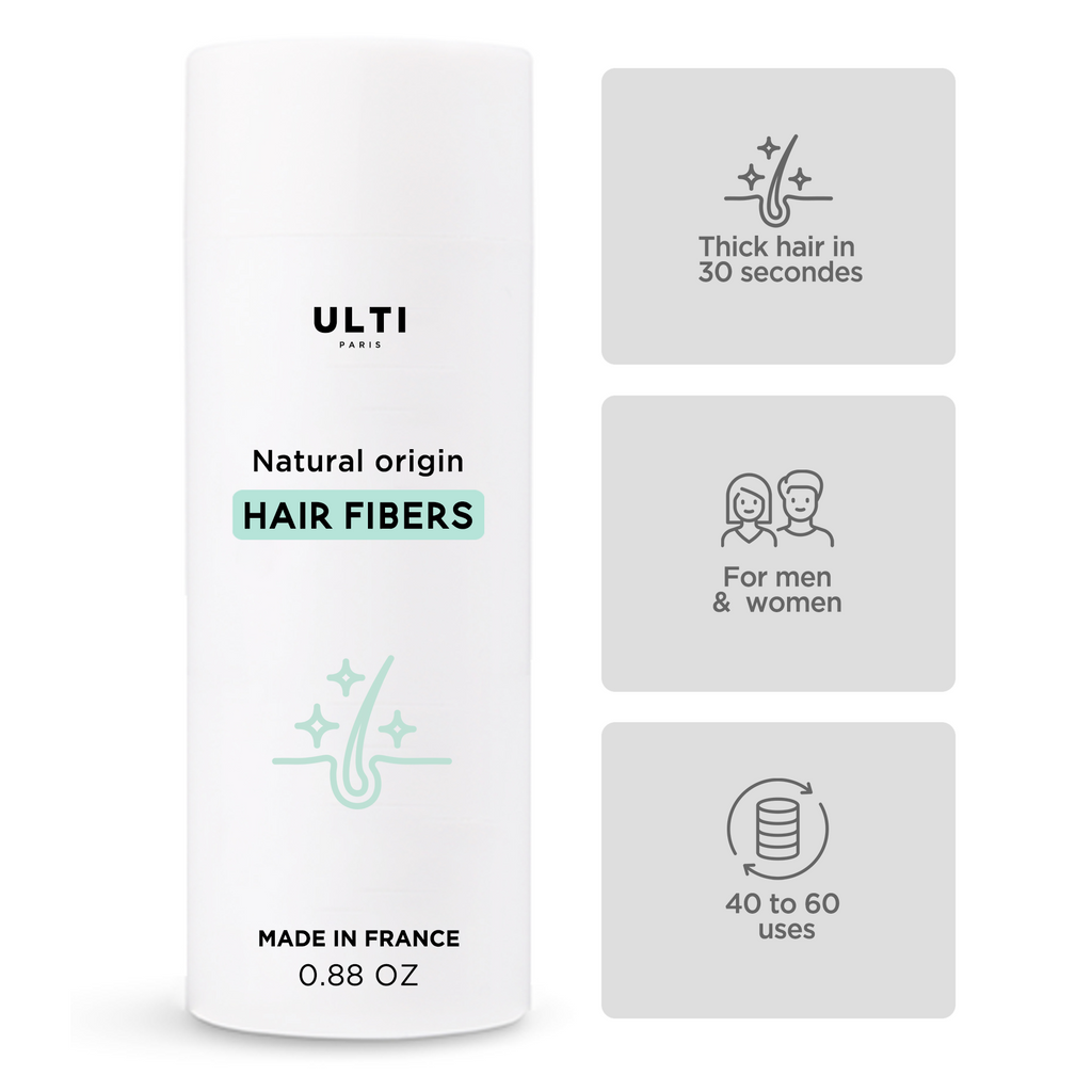 100% Natural hair fibers